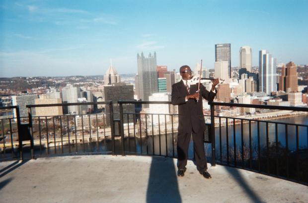 Rodney McCoy sends out a little music over his hometown of Pittsburgh, PA